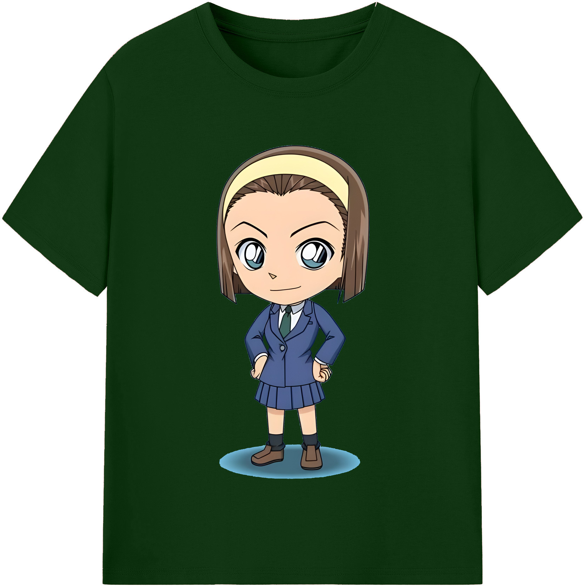 （画像用） 名探偵コナン 吉田 歩美 よしだ あゆみ Detective Conan my Yeager 綿100％半袖Tシャツ（フロントプリント）